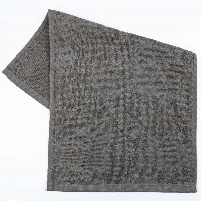 Рушник серветка кухонна жакардова GM Textile 25х45 см 380 г/м2 (Попелястий)